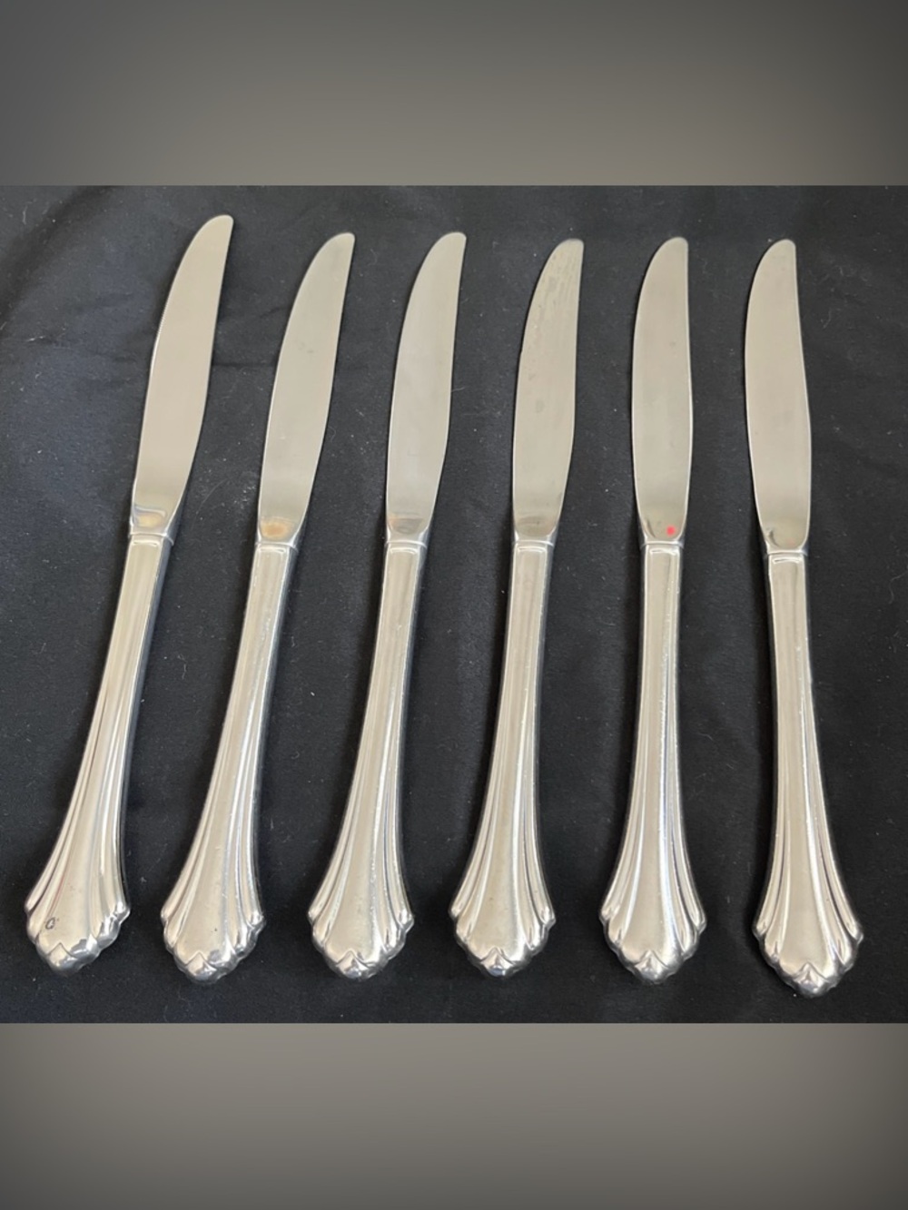 Set of 6 Oneida USA BANCROFT Stainless Dinner Knives